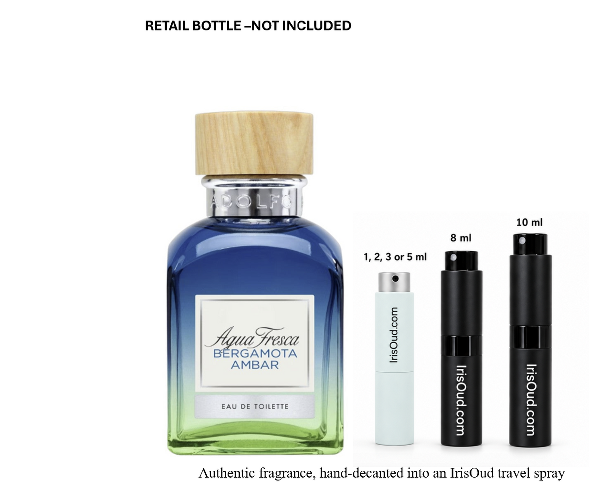 Adolfo Dominguez Bergamota Ámbar Travel Spray Decant