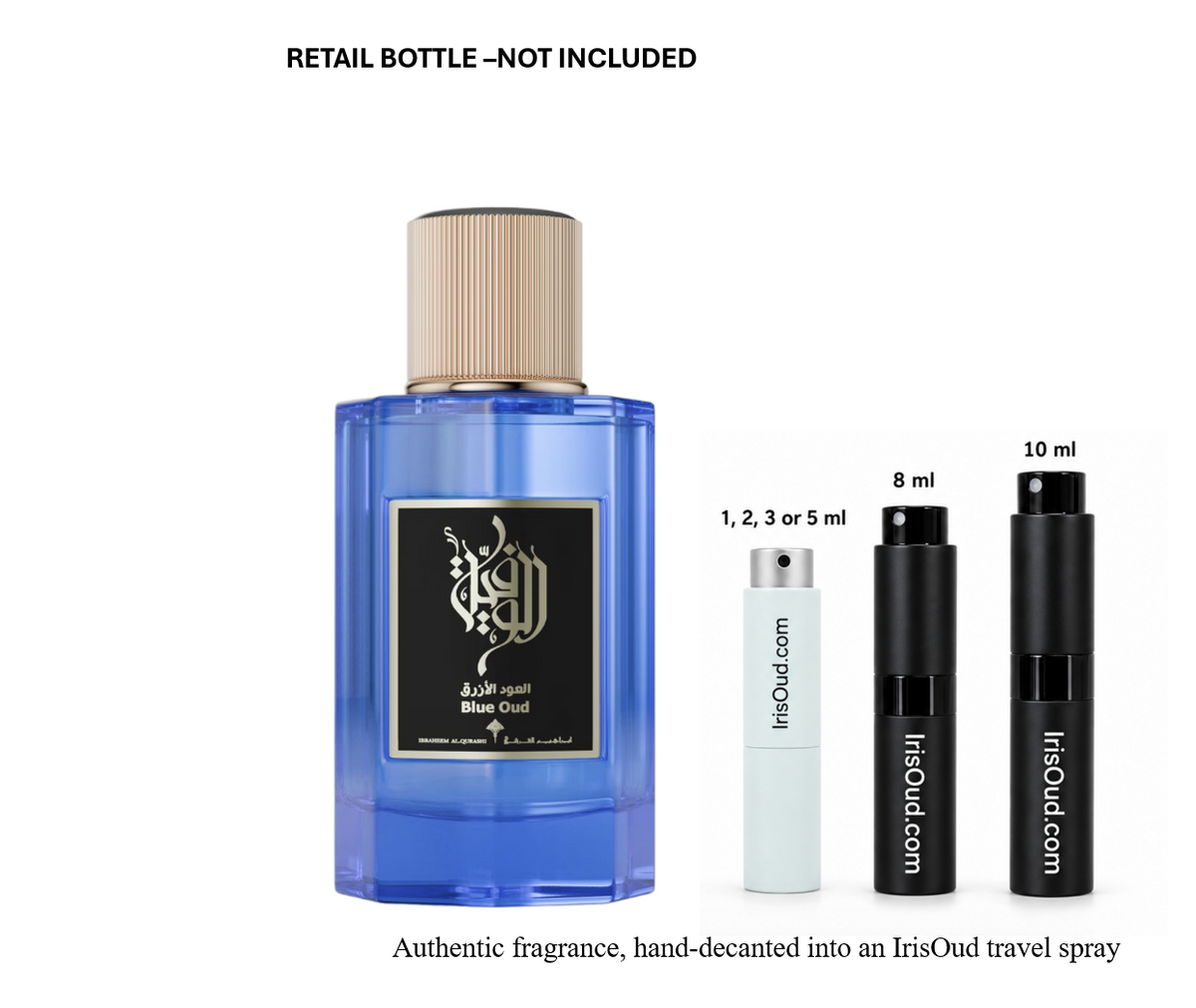Ibraheem Al Qurashi Blue Oud Travel Spray Decant