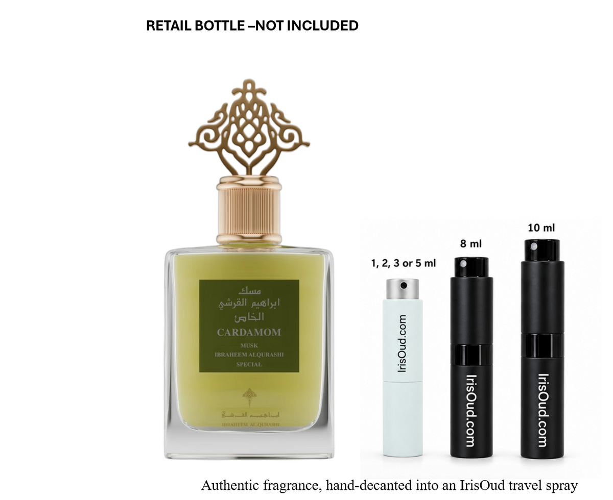 Ibraheem Al Qurashi Cardamom Musk Travel Spray Decant
