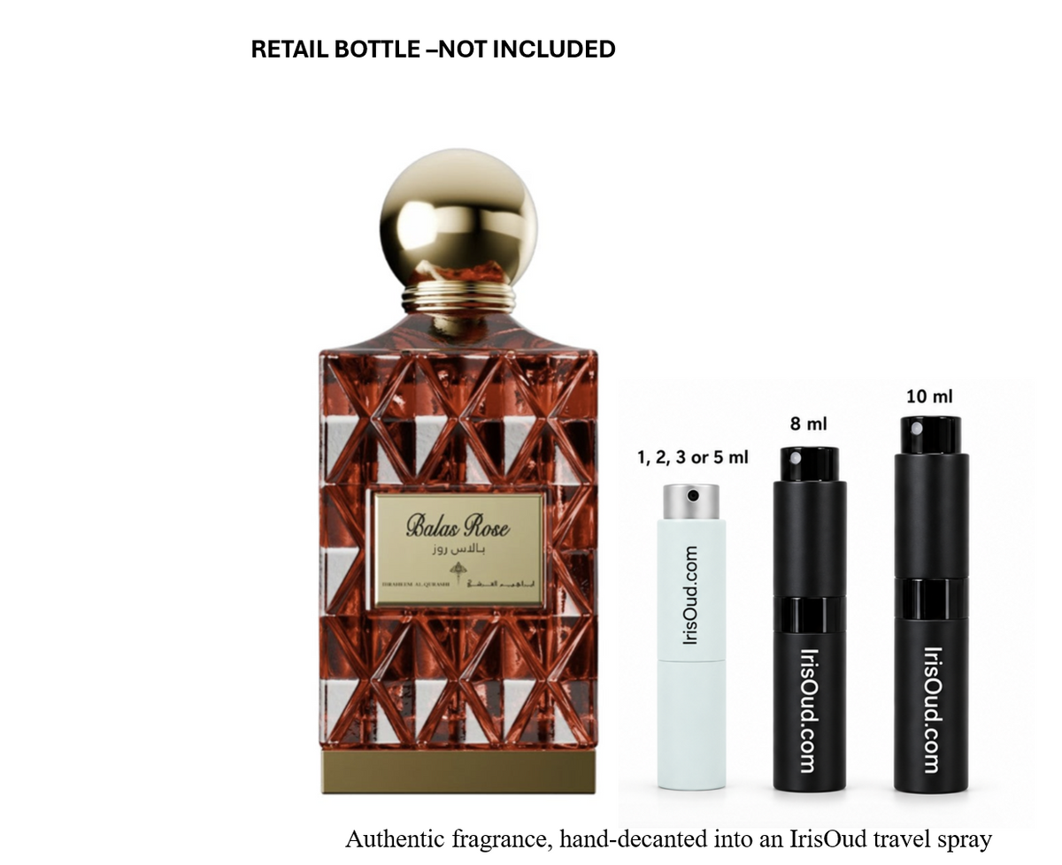 Ibraheem Al Qurashi Balas Rose Travel Spray Decant
