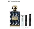 Ibraheem Al Qurashi Sapphire Leather Travel Spray Decant