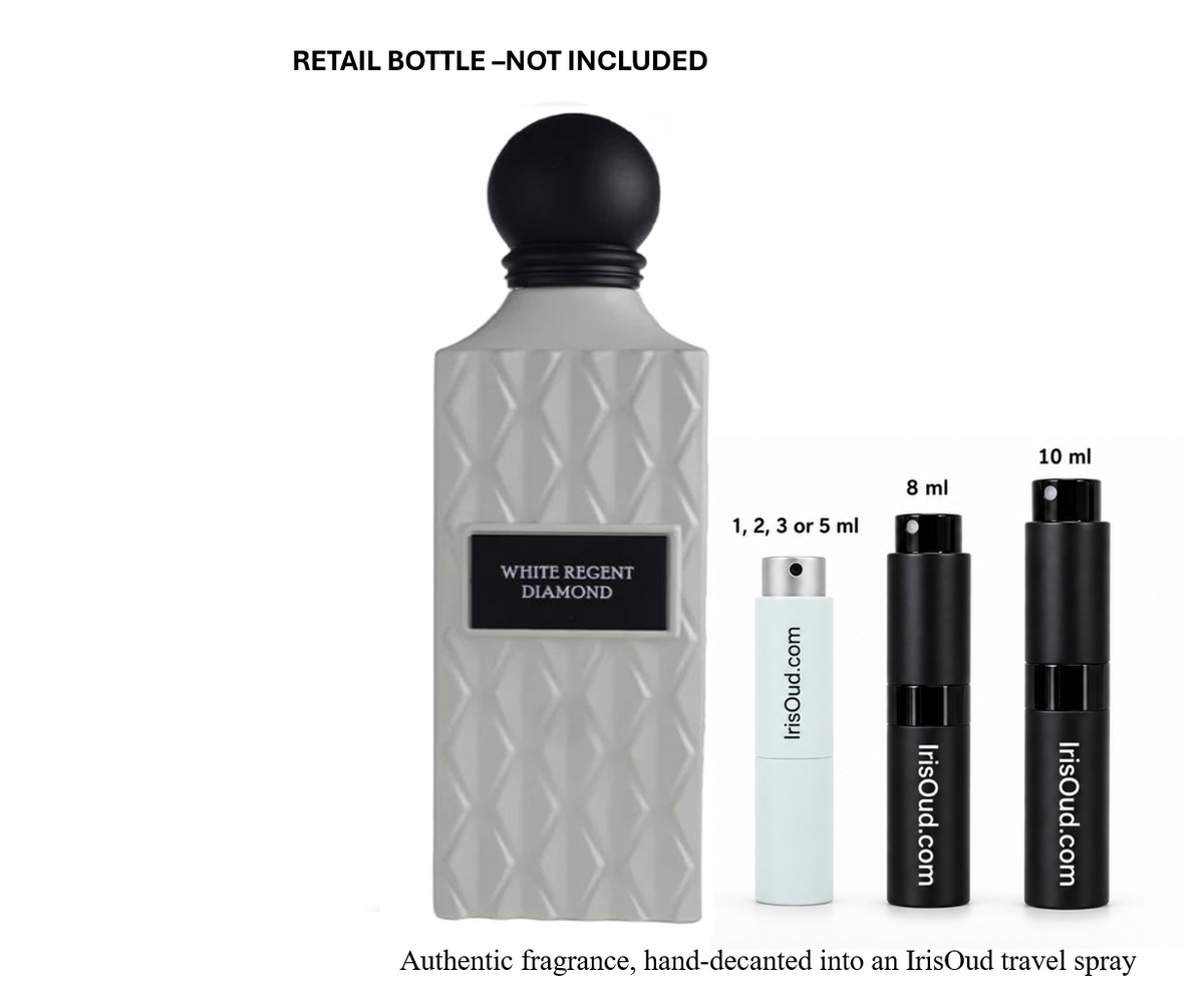 Ibraheem Al Qurashi White Regent Diamond Travel Spray Decant