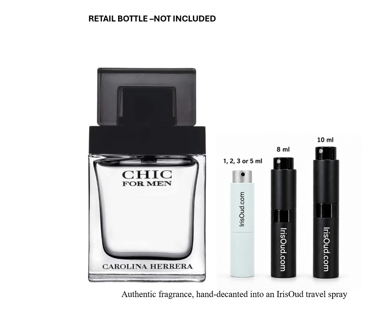 Carolina Herrera Chic For Men Travel Spray Decant