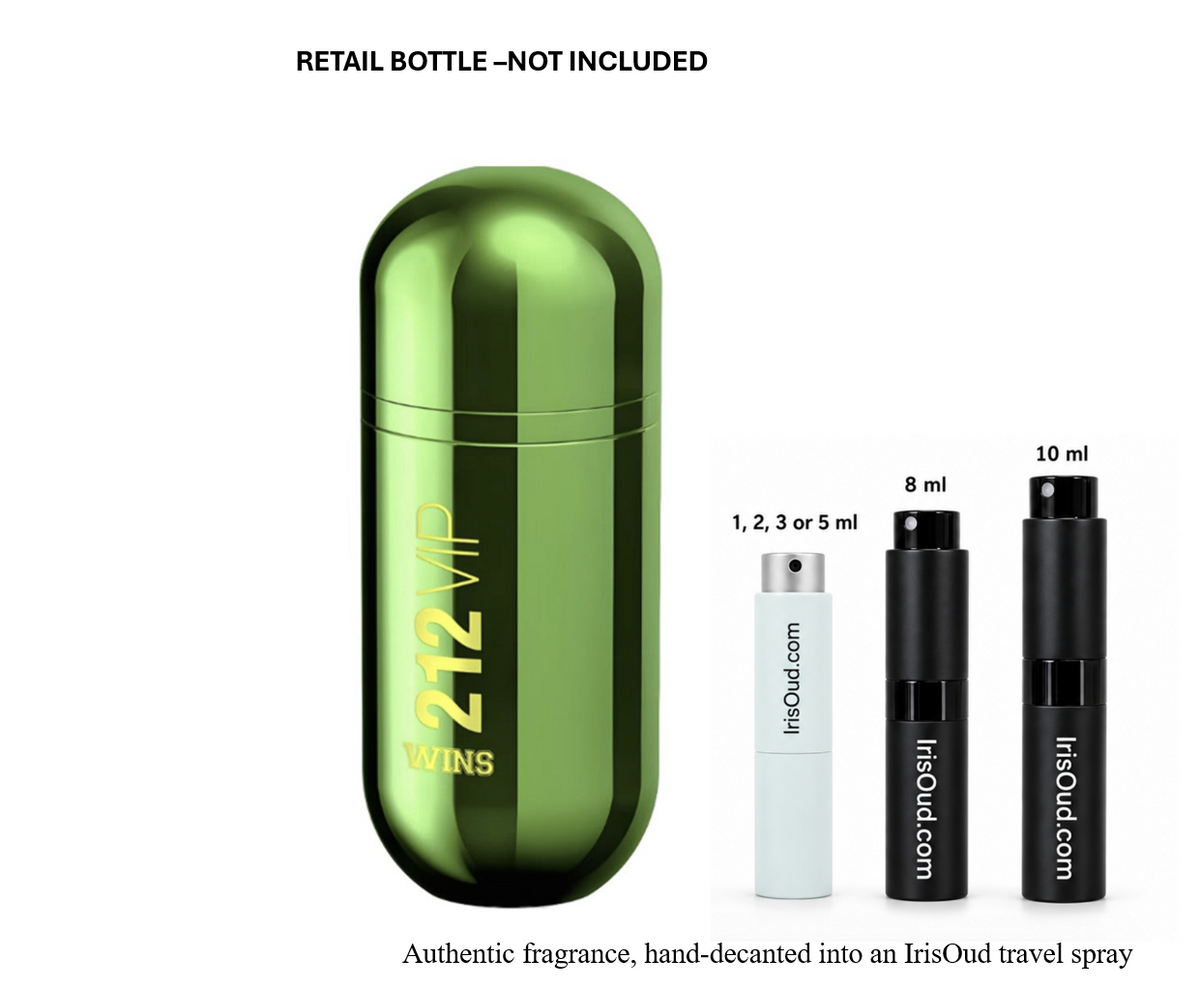 Carolina Herrera 212 VIP Wins Travel Spray Decant