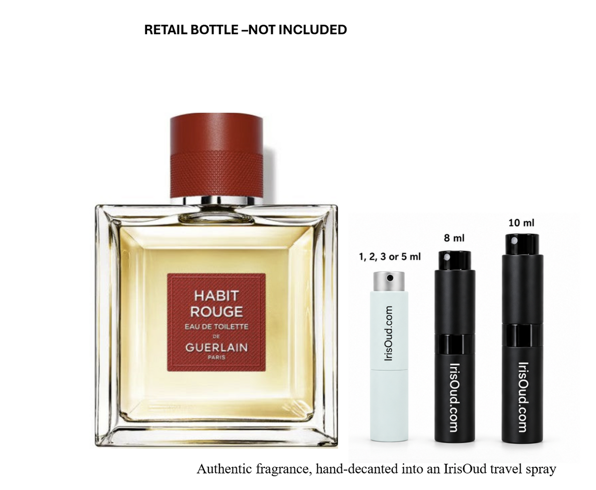 Guerlain Habit Rouge EDT Travel Spray Decant