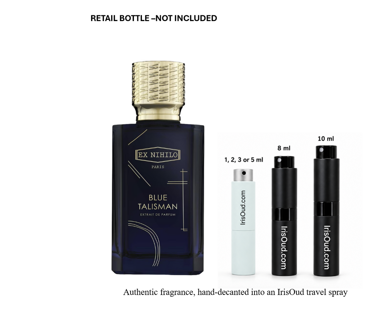 Ex Nihilo Blue Talisman Extrait Travel Spray Decant