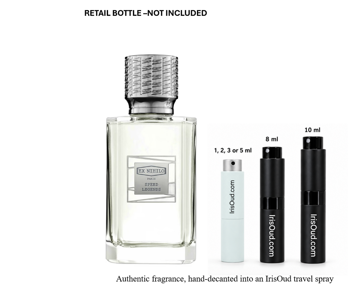 Ex Nihilo Speed Legends Living on the edge Travel Spray Decant