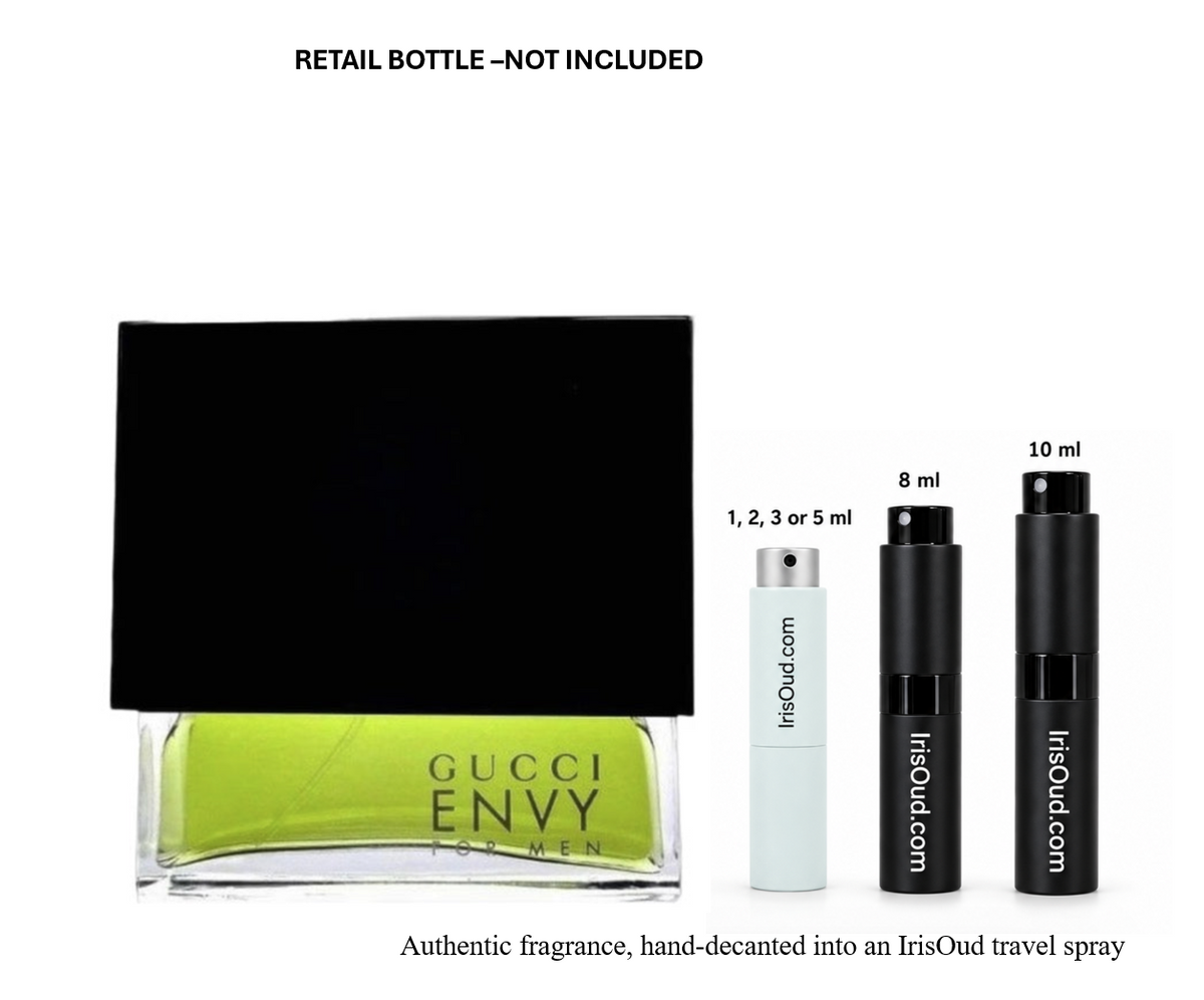 Gucci Envy for Men Discontinued very rare Travel Spray Decant