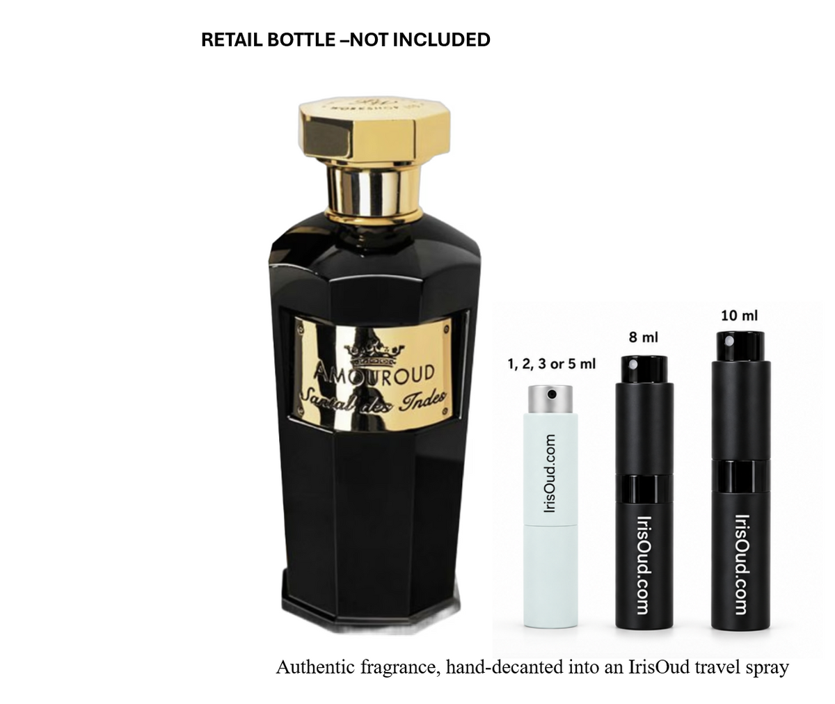 Amouroud Santal des Indes Travel Spray Decant