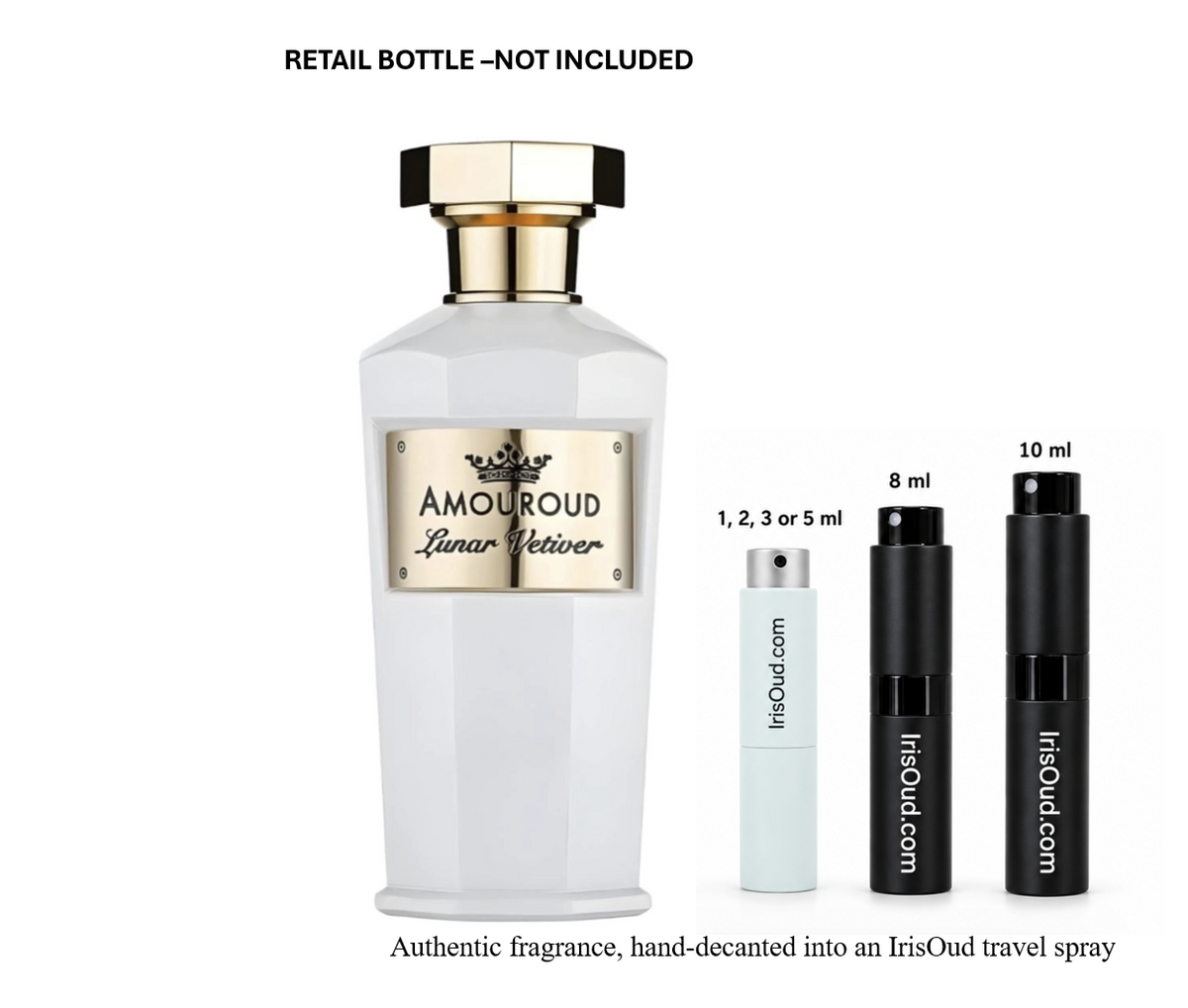 Amouroud Lunar Vetiver Travel Spray Decant