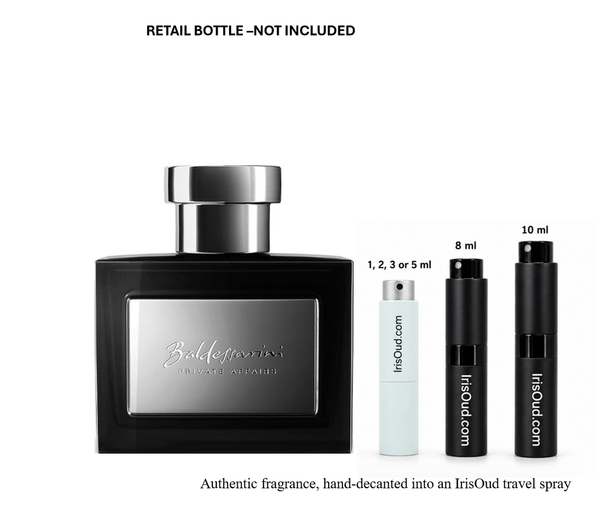 Baldessarini Private Affairs Discontinued Travel Spray Decant