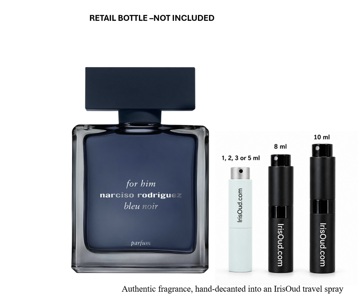 Narciso Rodriguez for Him Bleu Noir Parfum Travel Spray Decant