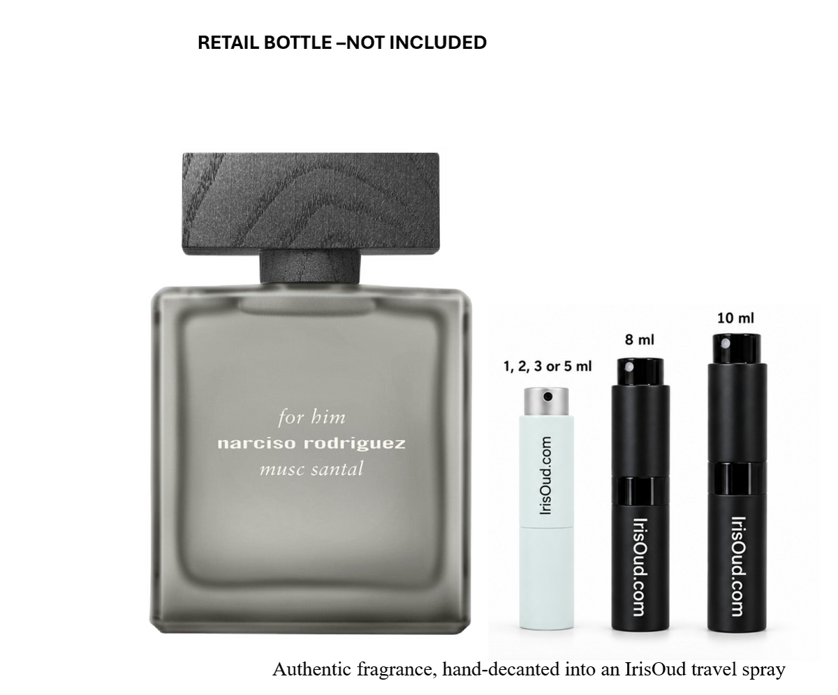 Narciso Rodriguez for Him Musc Santal EDP Travel Spray Decant