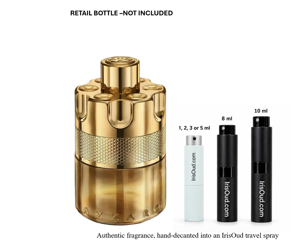 Azzaro Forever Wanted Elixir Parfum Travel Spray Decant