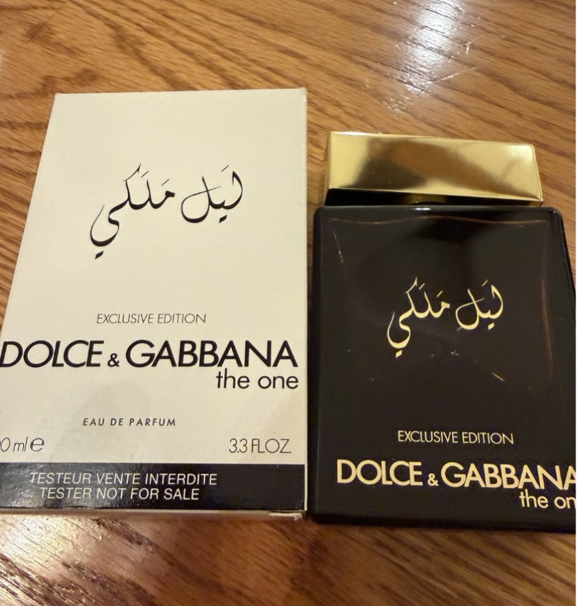 Dolce & Gabbana The One Royal Night Exclusive Edition 3.3oz EDP Tester bottle. discontinued
