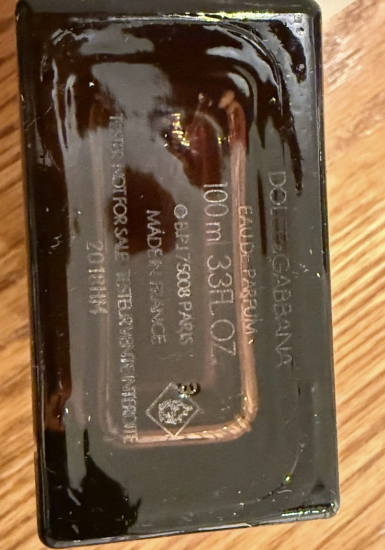 Dolce & Gabbana The One Royal Night Exclusive Edition 3.3oz EDP Tester bottle. discontinued