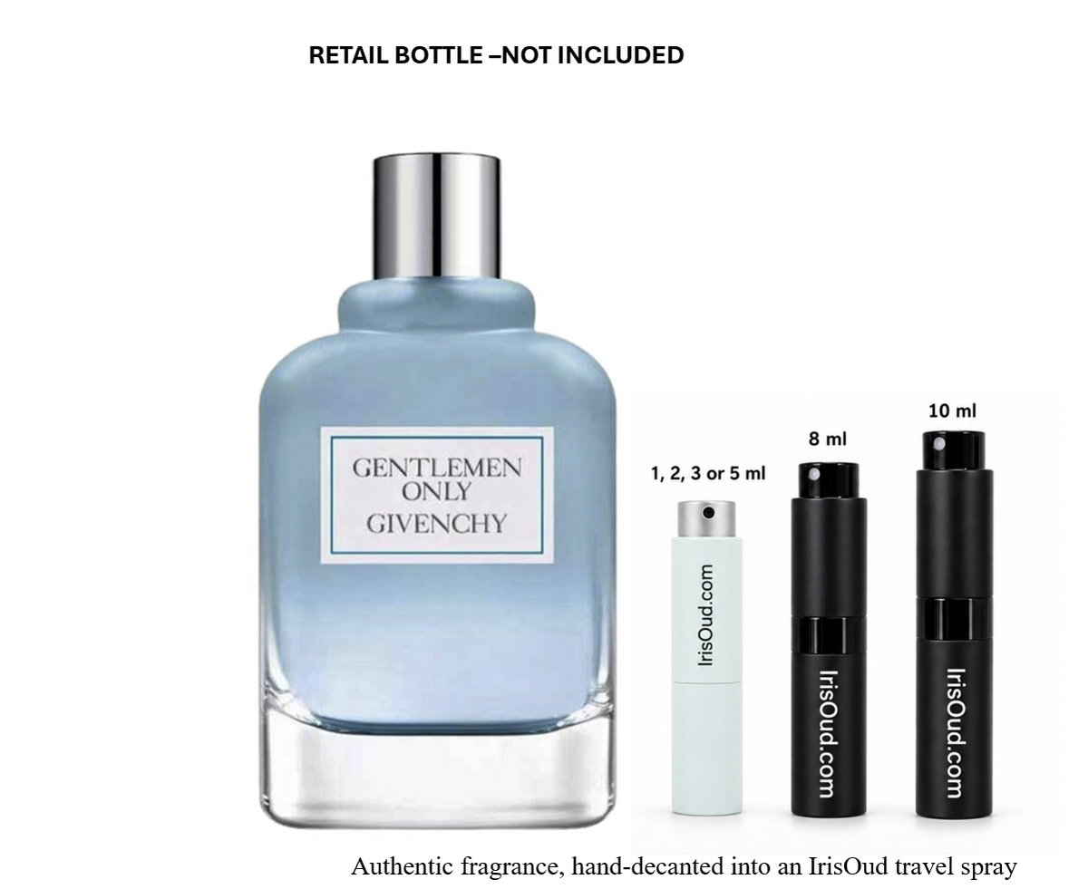 Givenchy Gentlemen Only Limited Edition Fraîche Discontinued/rare Travel Spray Decant