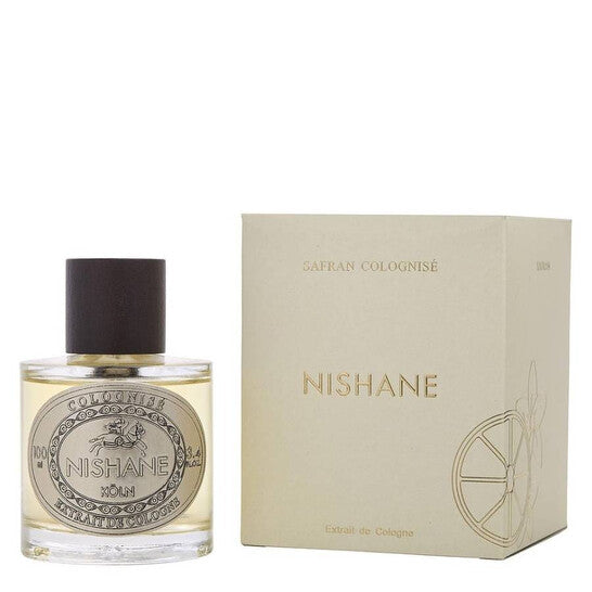 Nishane cologne bottle and packaging on a white background