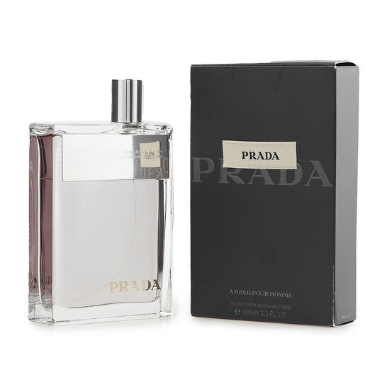 Prada AMBER POUR HOMME 3.3 oz. Eau de Toilette Spray for Men. New Sealed Box