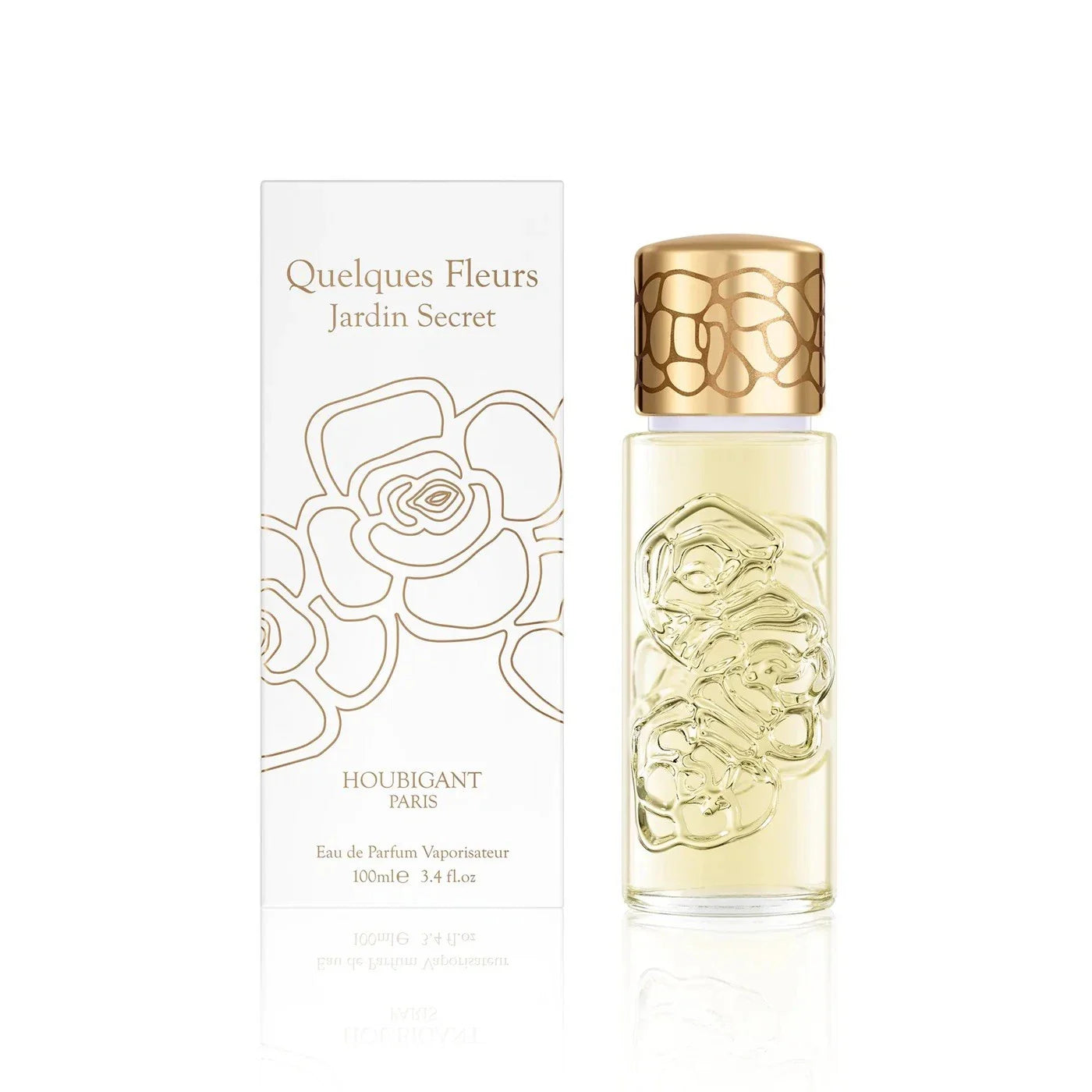 HOUBIGANT QUELQUES FLEURS JARDIN SECRET EDP SPRAY FOR WOMEN 3.4 Oz / 100 ml NEW