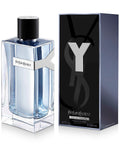 YSL perfume bottle and packaging on a white background